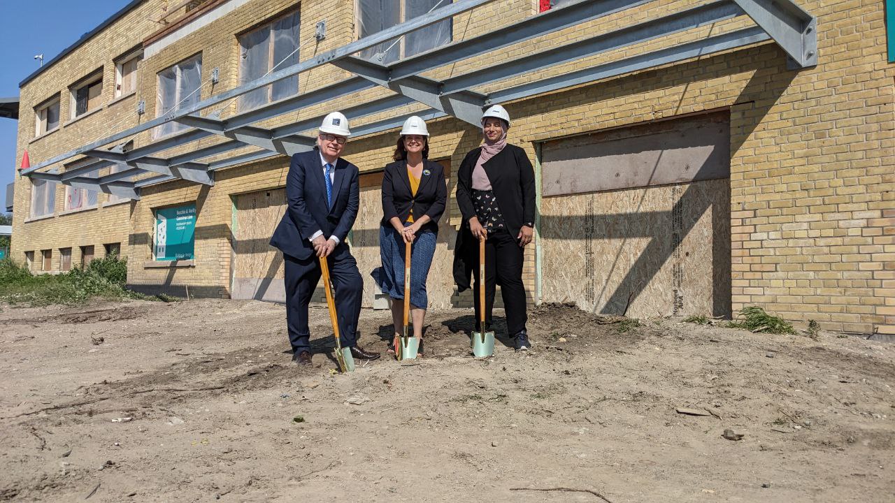 From left to right: Chair and Founder Robert Kearns, Deputy Mayor Jennifer McKelvie and Councillor Ausma Malik.