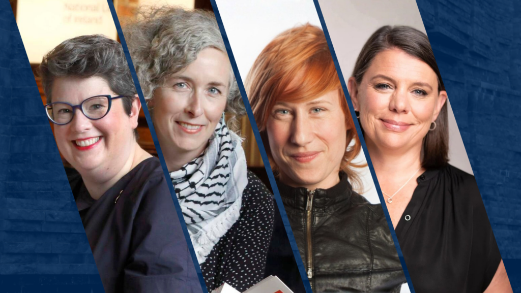 headshots of Lian Bell, Sarah Durcan, Andrea Donaldson and Karen Fricker